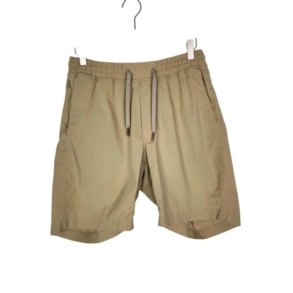 LULULEMON Bowline Shorts Mens Small Beige 8